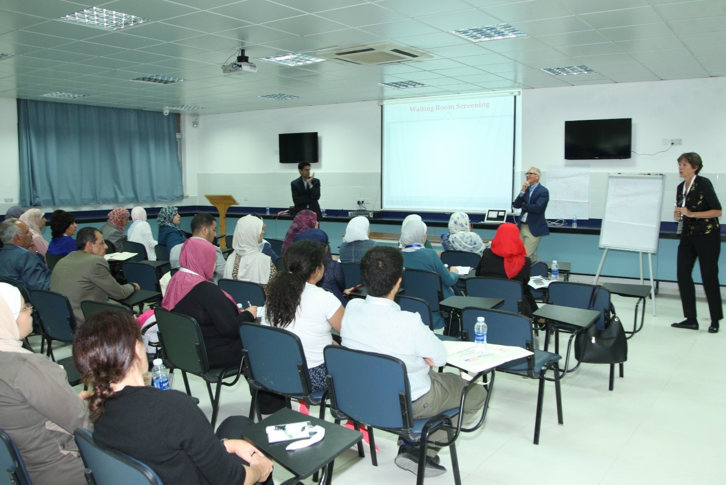 A workshop on Collaborative Care Models for mental health care on the side of the 2017 conference delivered by GMH member Dr. Jo Ellen Patterson and Dr. Todd Edwards, with UCSD family medicine faculty Dr. Akbar Rahman 