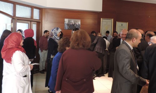 Part of the 2016 conference attendees during coffee break